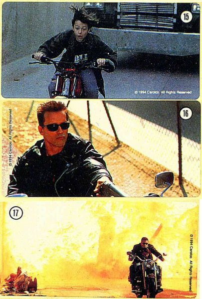 Наклейки из жвачек 90-х Терминатор