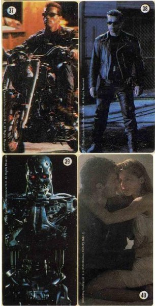 Терминатор 2 наклейки 1994