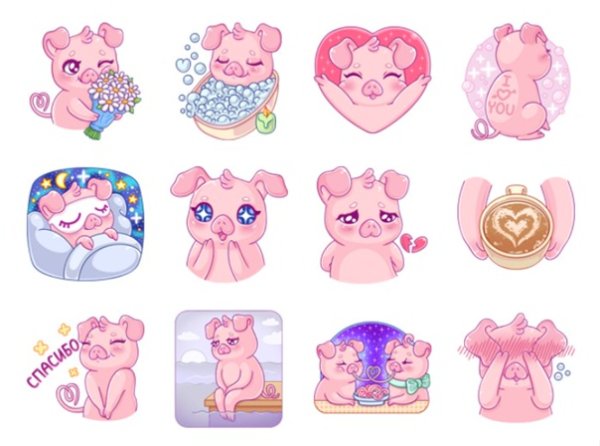 Наклейки ВК