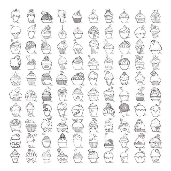 Мелкие рисунки для срисовки