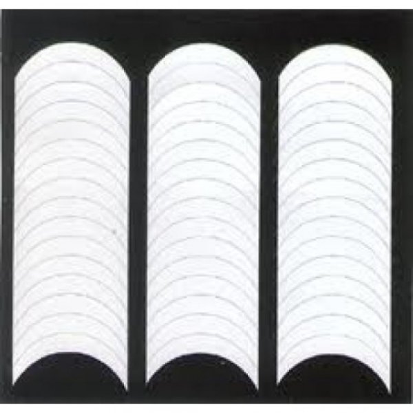 Трафареты для французского маникюра широкие French Nail