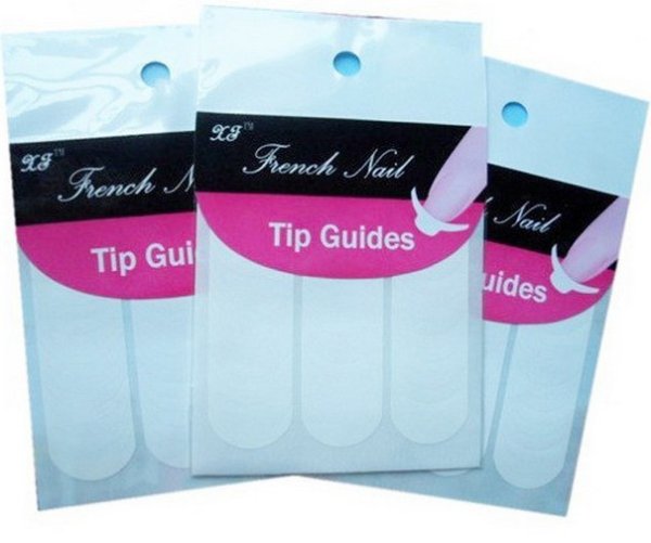 Наклейки французский на ногти