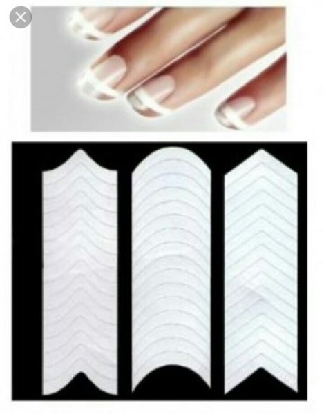 Наклейки для маникюра сердечки