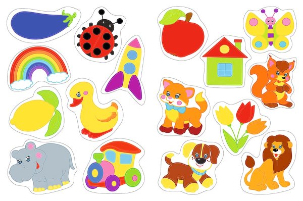 Наклейки детские маленькие