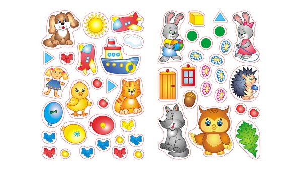 Развивающие наклейки для малышей