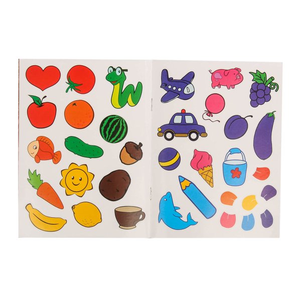 Книжка с наклейками для самых маленьких