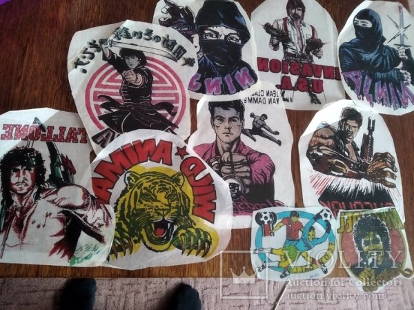 Наклейки на футболки из 90х