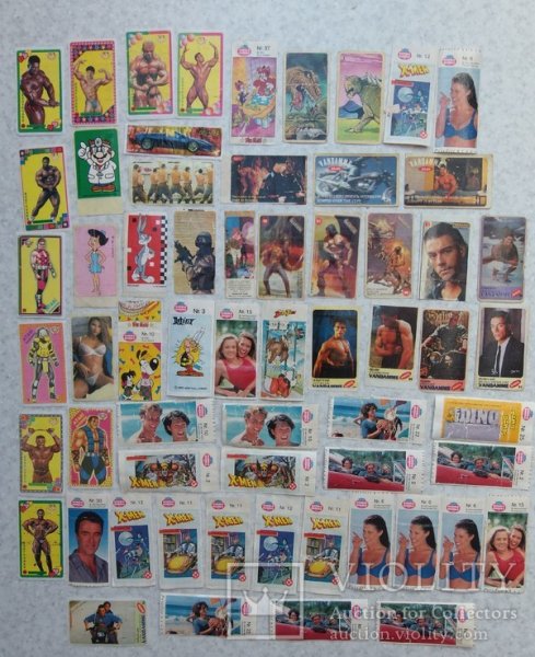 Наклейки из жвачек