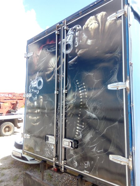 Наклейка на задние ворота Газель Некст