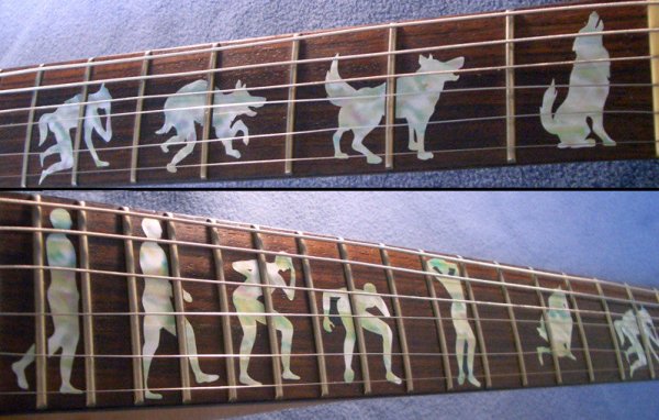 Инкрустация грифа