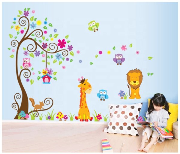 Интерьерные наклейки для детской