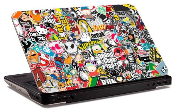 Наклейки на ноутбук