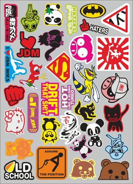 Коллекция наклеек