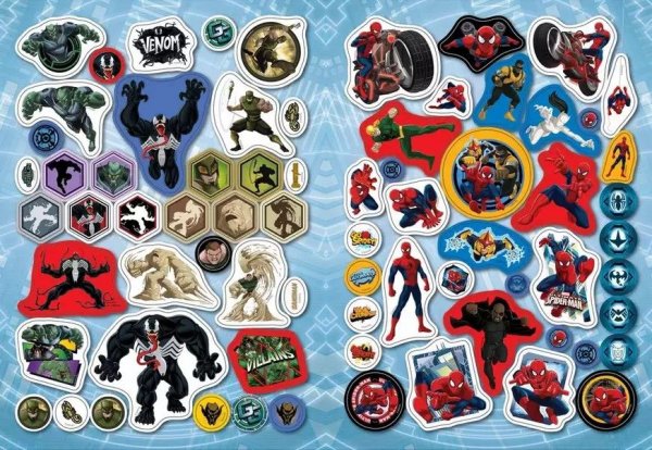 Наклейки Марвел человек паук