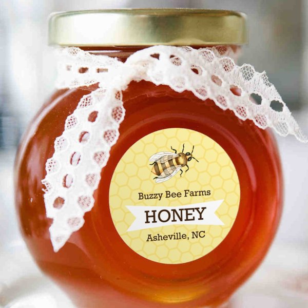 Мед этикетка