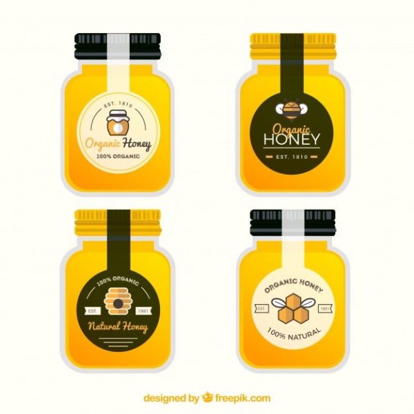Эскиз этикетки для меда