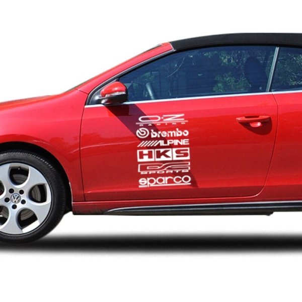 Надписи на дверях авто