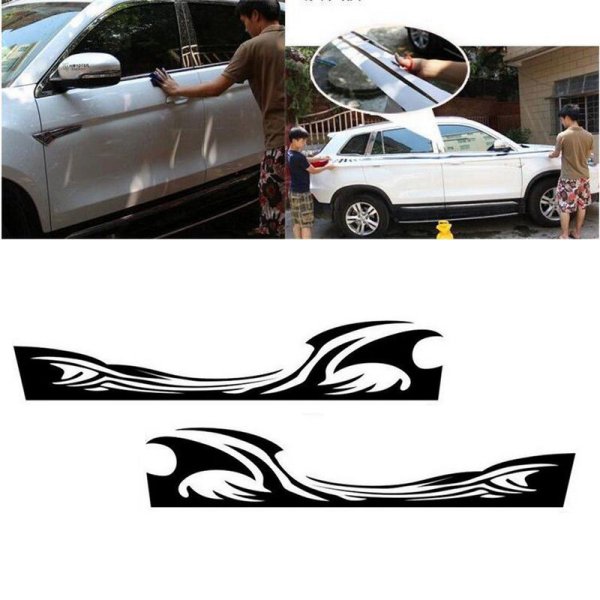 Наклейки на авто на двери