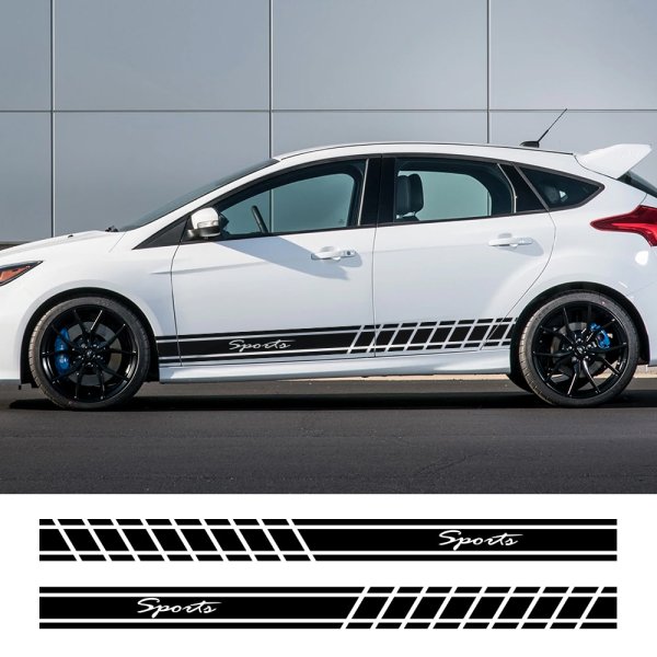 Виниловые полоски на кузов Ford Focus 3 Hatchback