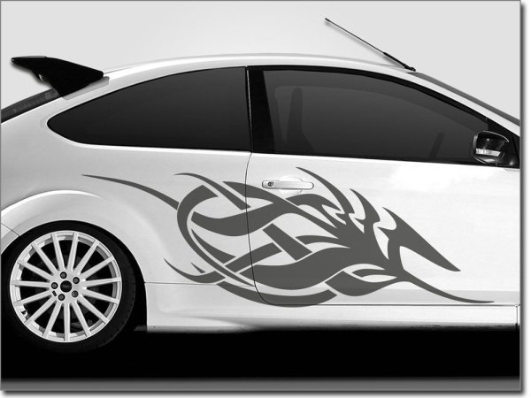Наклейки на авто по бокам