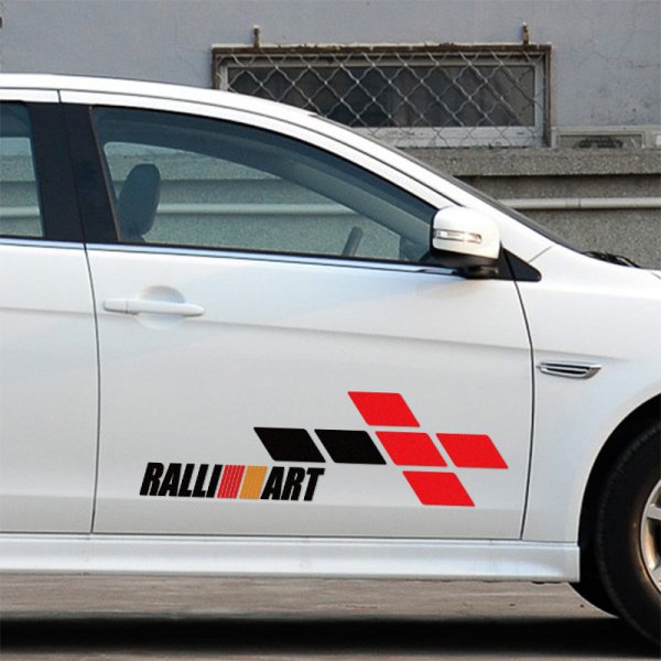 Mitsubishi Lancer 10 наклейки