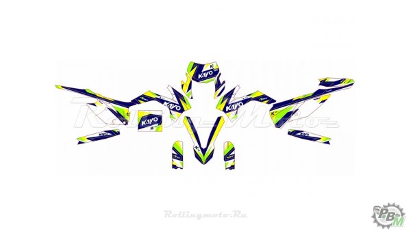 Наклейки на питбайк Kayo 125 KRZ