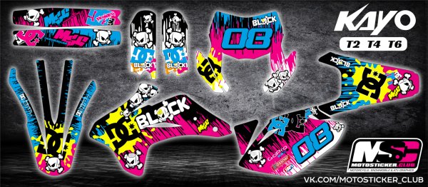 Графика на мотоцикл Kayo k1