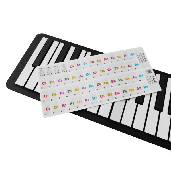 Наклейки на клавиши синтезатора
