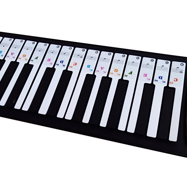 Наклейки на клавиши синтезатора