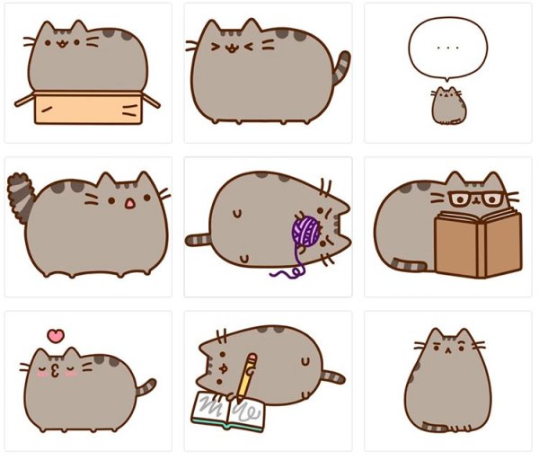 Наклейки котики