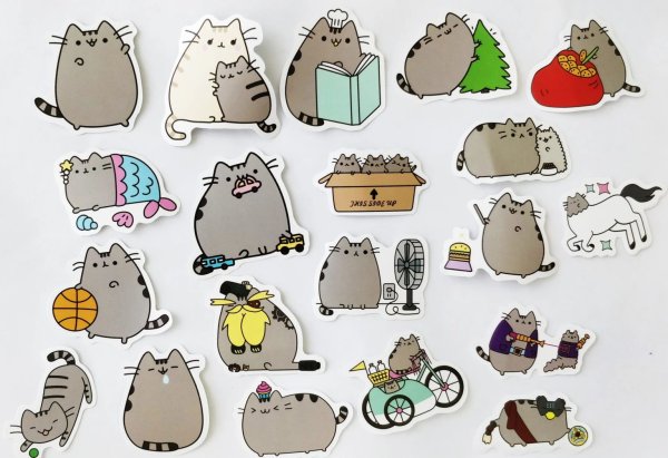 Стикеры Пушин Кэт