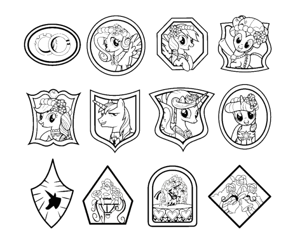 Раскраски Стикеры