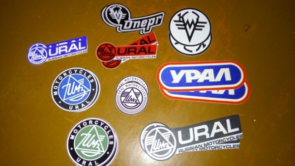 Наклейка на бак мотоцикла Урал