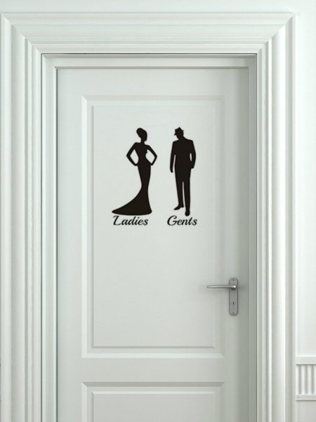 Наклейка интерьерная на дверь