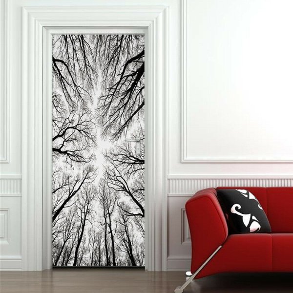 Трафарет на дверь