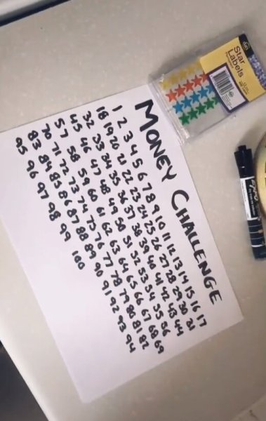 Копилка на листочке цифры