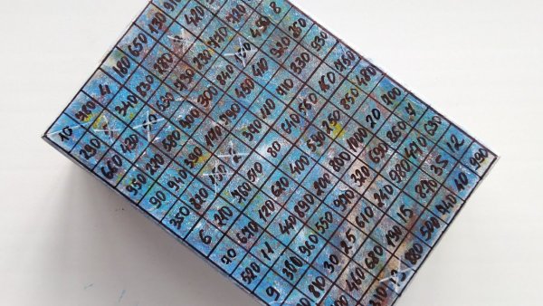 Копилка для денег с цифрами