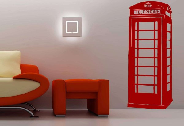 Красная будка в Лондоне