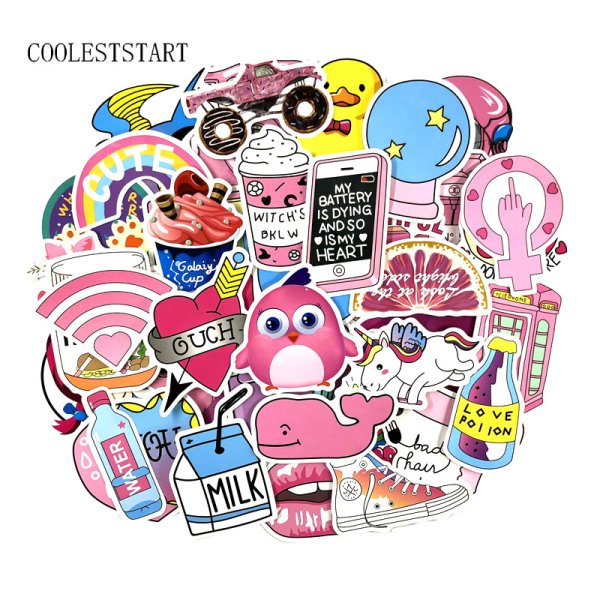 Наклейки классные для девочек