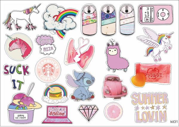 Стикеры для распечатки