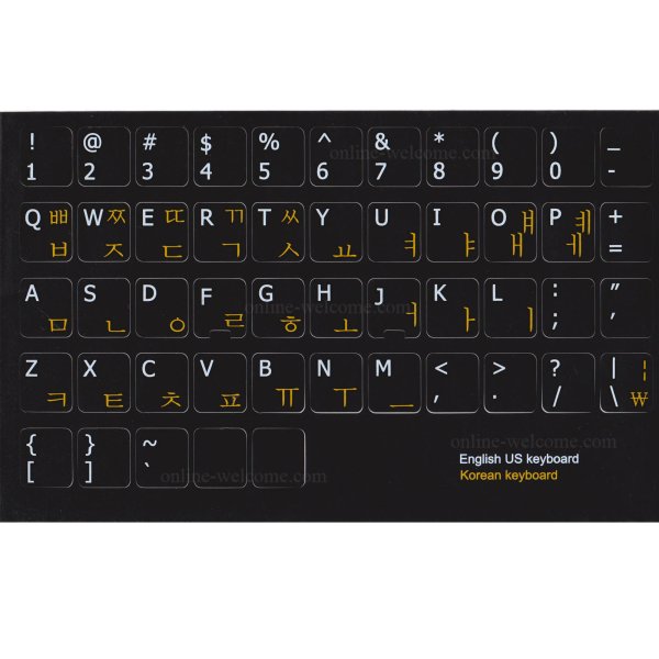 Раскладка клавиатуры корейского языка