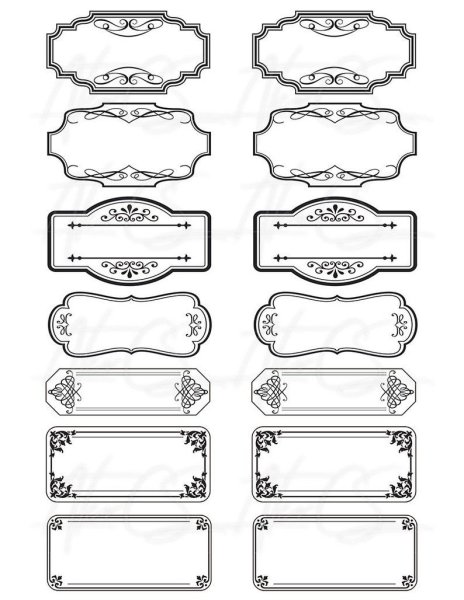 Бирки для баночек