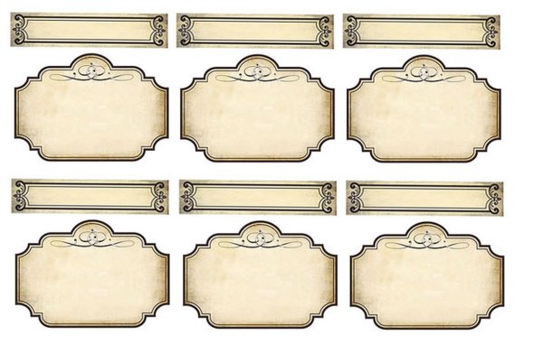 Винтажные этикетки