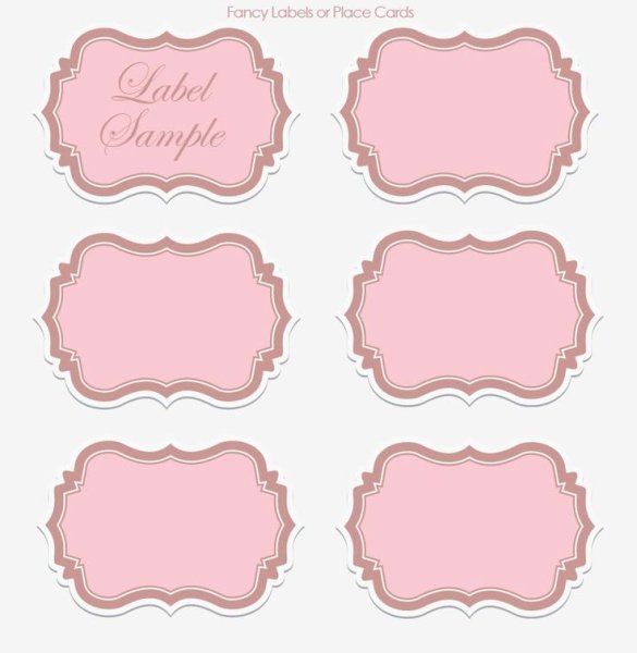 Этикетка для надписи