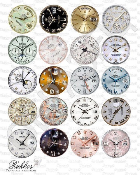 Наклейка на циферблат наручных часов