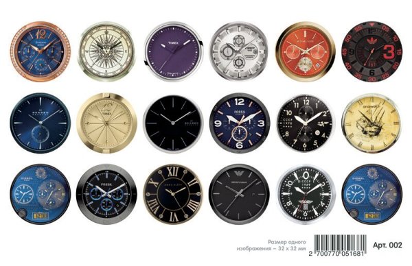 Наклейка для наручных часов