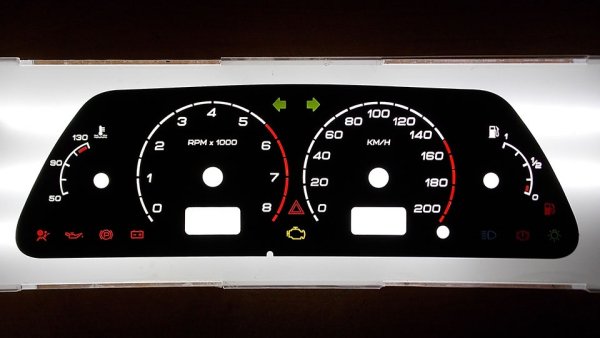 Шкалы на приборку ВАЗ 2114