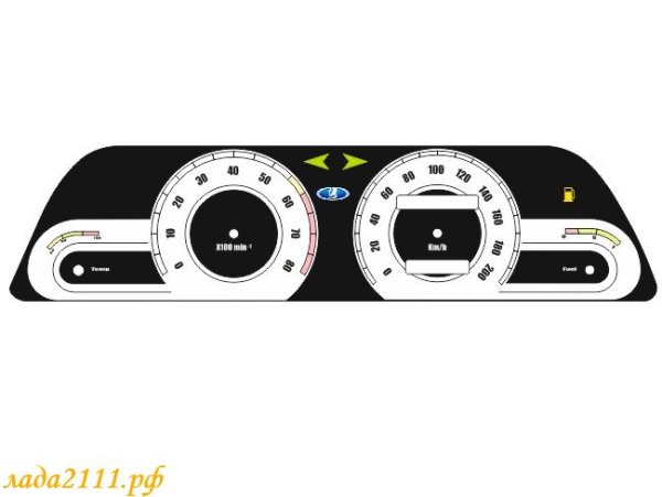 Накладка приборов ВАЗ 2110