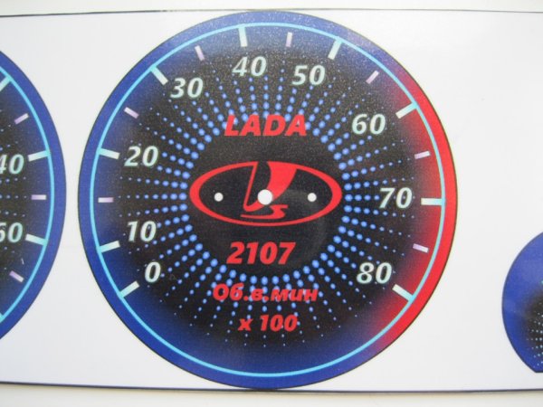 Шкалы панели приборов ВАЗ 2107