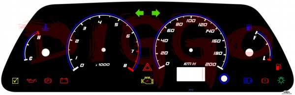 Шкалы приборов ВАЗ 2110